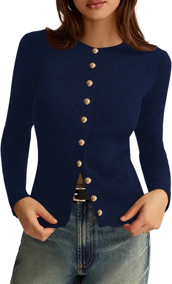 PRETTYGARDEN Women's Fall Lightweight Cardigan Sweaters