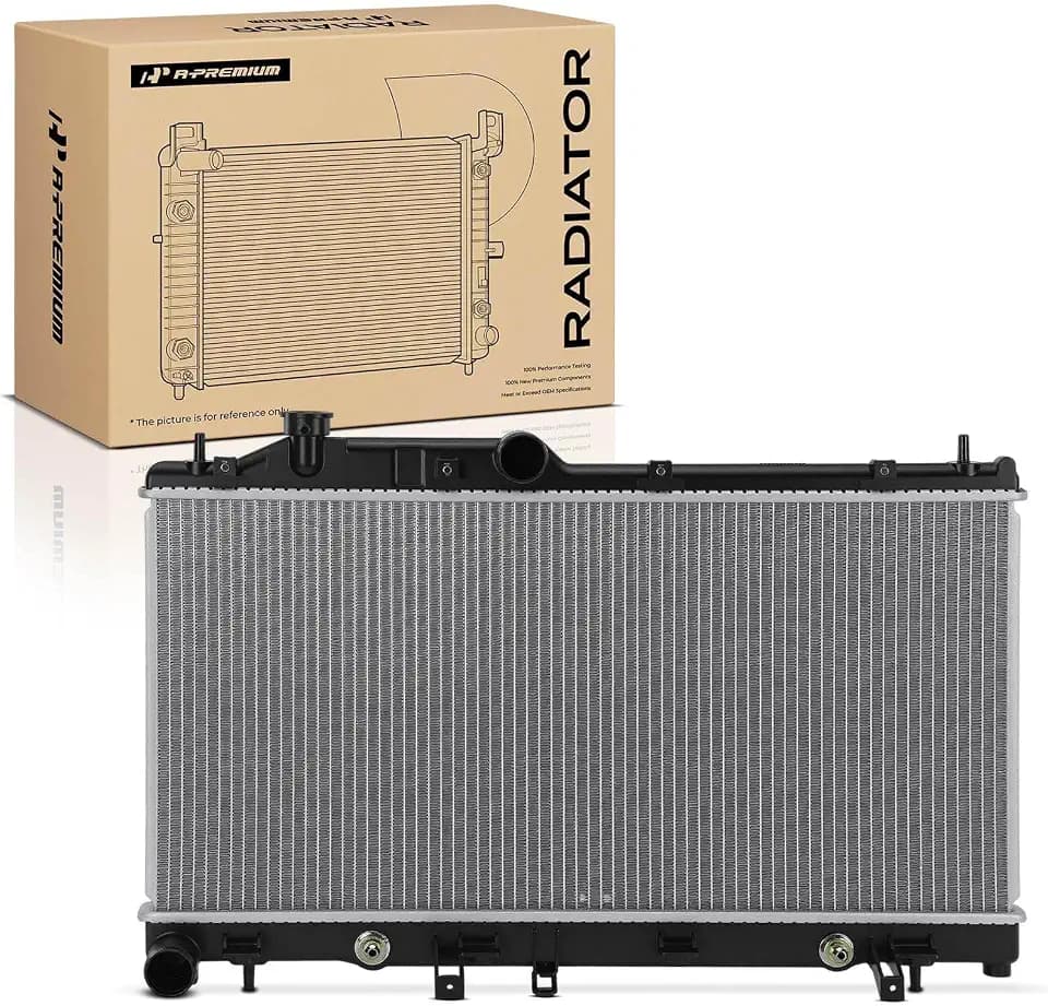A-Premium Engine Coolant Radiator Assembly with Transmission Oil Cooler