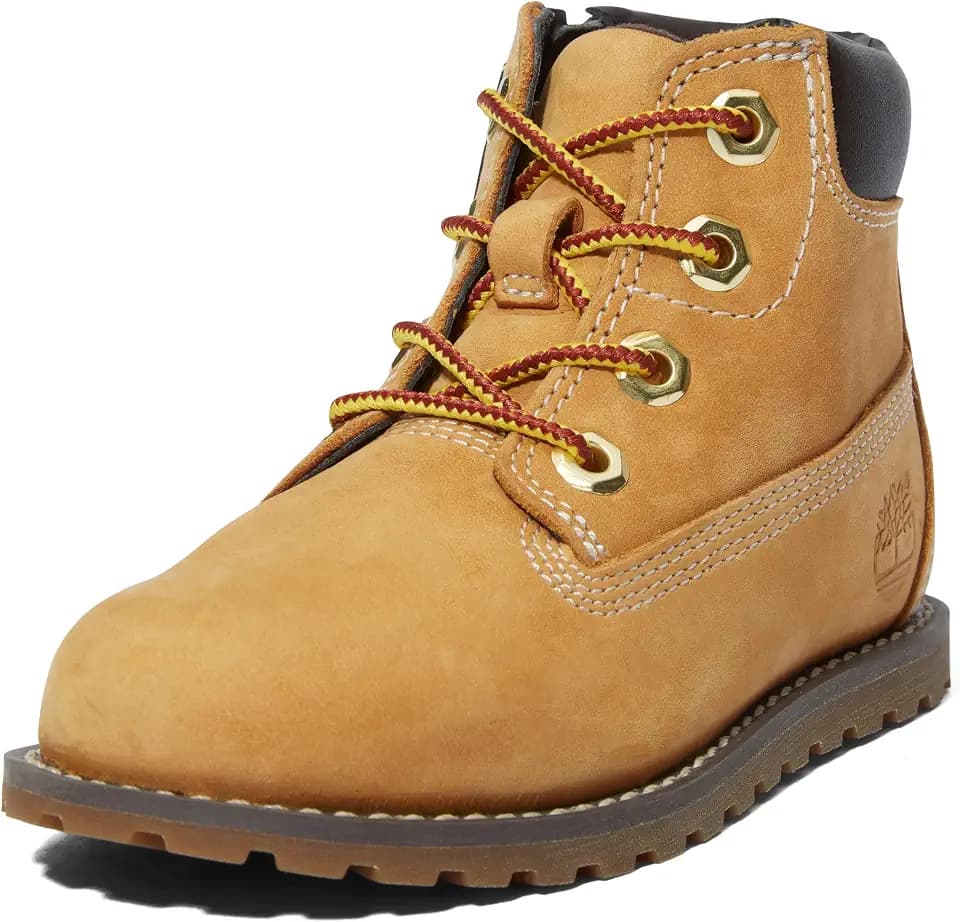 Timberland Boys' Pokey Pine Mid Boot With Side Zip Closure