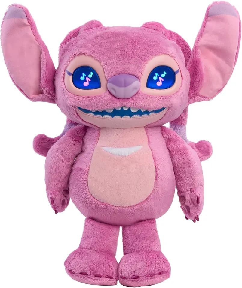 Disney Stitch Angel Many Moods Interactive Plush, 50+ Sounds & Effects
