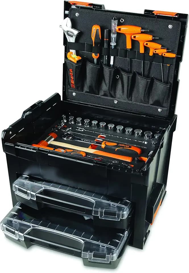 Beta 5990V3 - Werkzeugsortiment, 116-teilig, für werkzeugkoffer combo C99V3/2C, im schaumstoffeinsatz aus eva