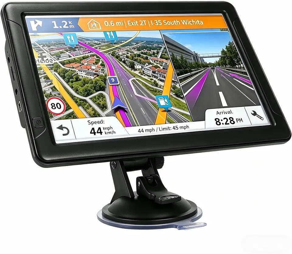 9 Inch Offline GPS Navigator for Car Truck RV,2026 Latest Map GPS for Car