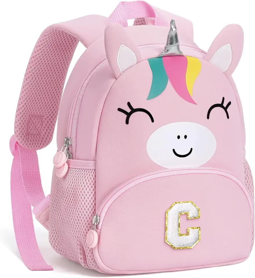 YOOLIFE Unicorn Backpack for Toddler Kids Unicorn Gifts, Pink C