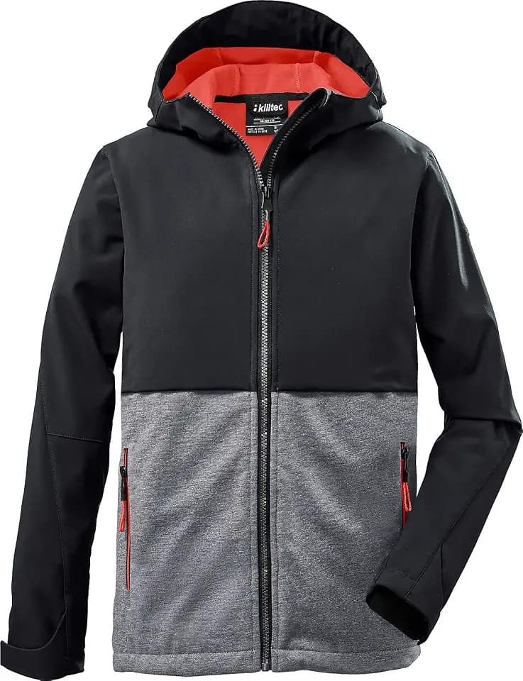 Killtec Jungen Kow 30 Bys Sftshll Jckt Softshelljacke/Outdoorjacke mit Kapuze