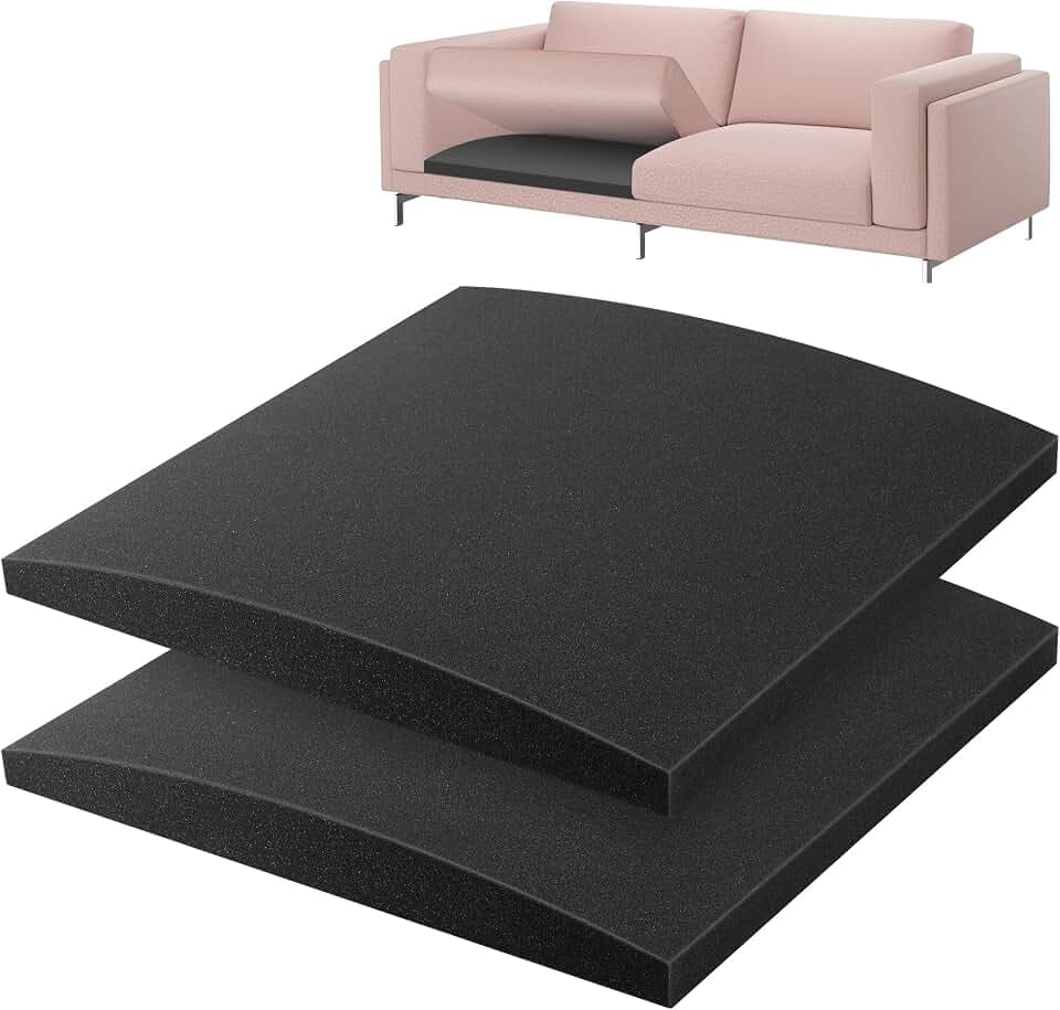 2 Pcs Couch Cushion Support for Sagging Seat, 22" Curved Furniture Support
