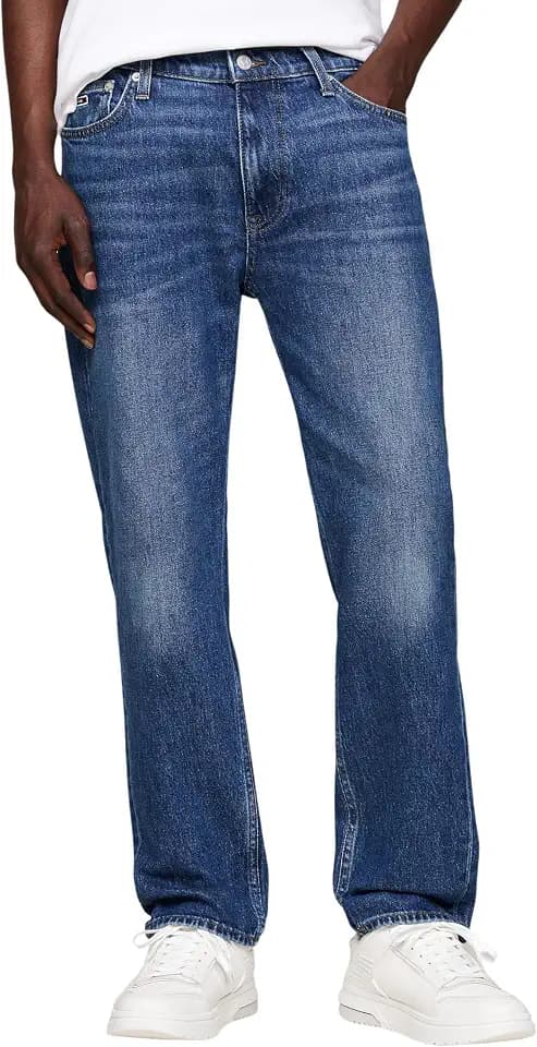 Tommy Jeans Herren Jeans Hose Dad Jeans Regular Fit Tapered Fit