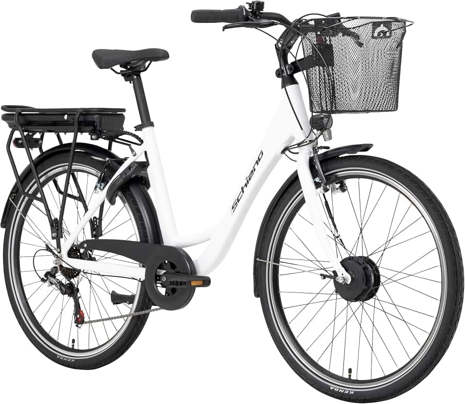 F.LLI Schiano E Bike für die Stadt 26 Zoll, 540Wh Abnehmbarer Akku, E-Moon