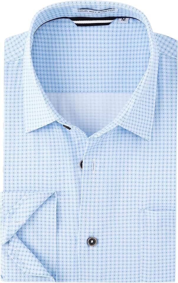 Alex Vando Mens Printed Dress Shirts Regular Fit Casual Button Down Shirt