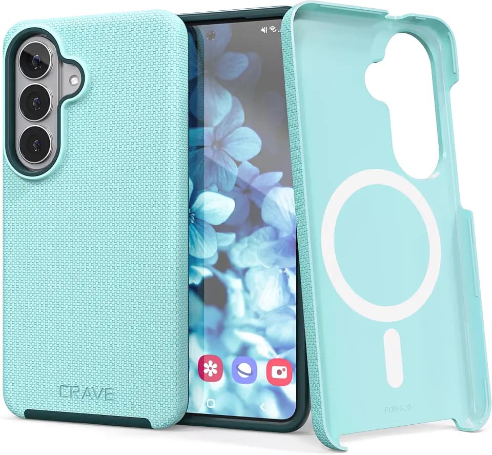 Crave Dual Guard for Samsung Galaxy S26 Case with MagSafe - Aqua
