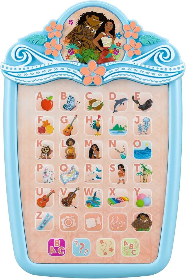 Disney Moana Kids Tablet with Preschool Learning Activities, Toddler Toys for Girls and Fans of Moana Toys