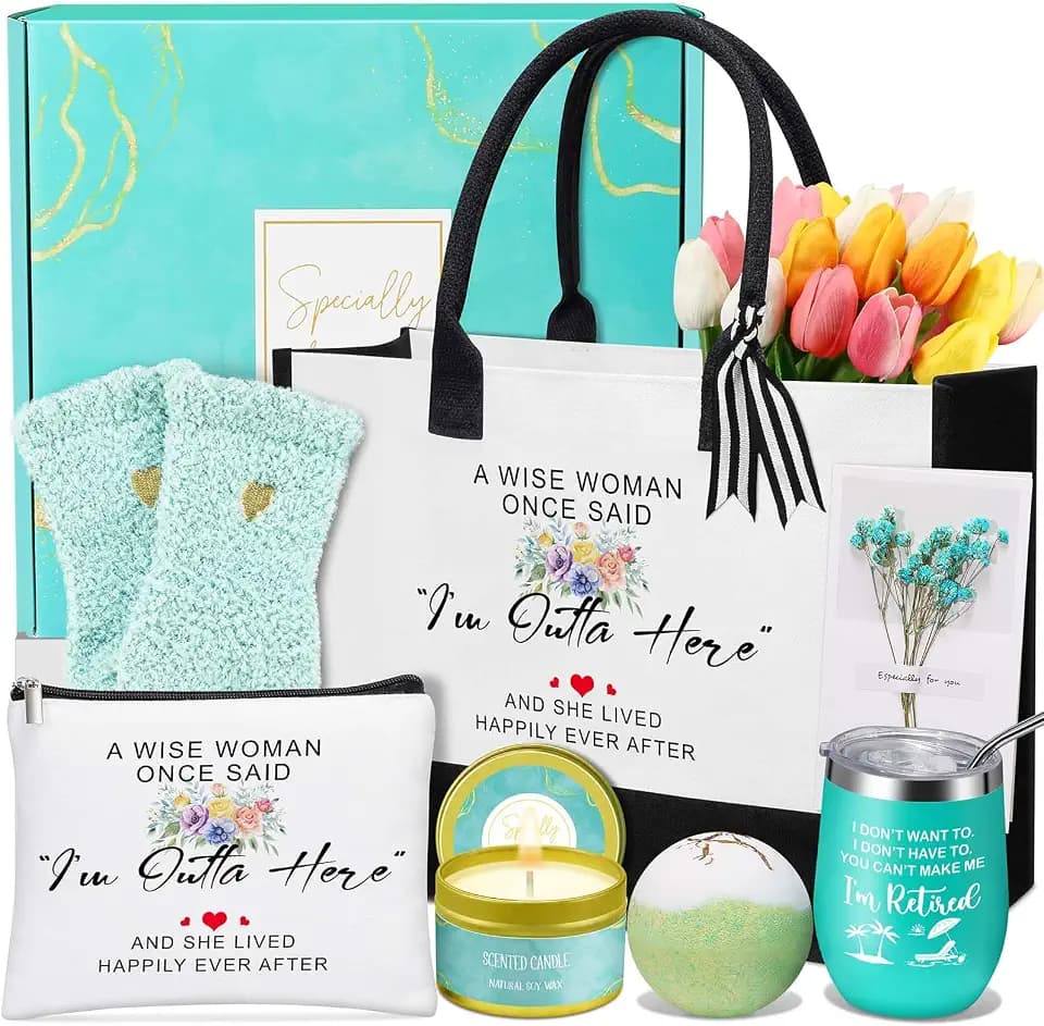Uwingess Retirement Gift for Woman,Best Cool Retirement Gifts for Coworker Teacher Nurses Boss Friends Mom Grandma Retirees, Funny Retired Gifts