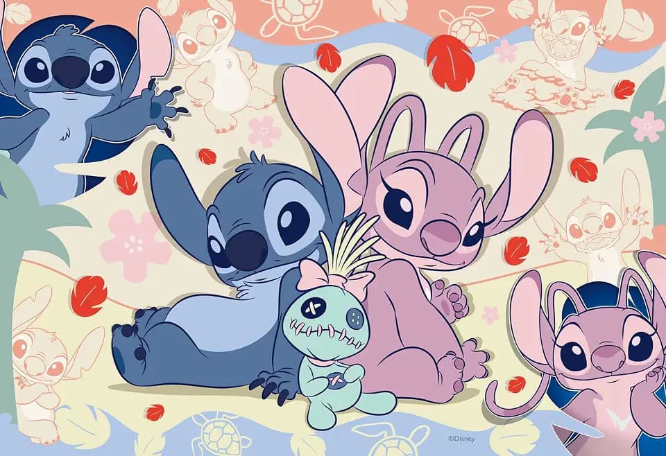 Ravensburger - 35-teiliges Kinderpuzzle, Stitch - 4 Jahre altes Puzzle, Disney-Kollektion, Lern- und Spaßspiele, Geschenkideen