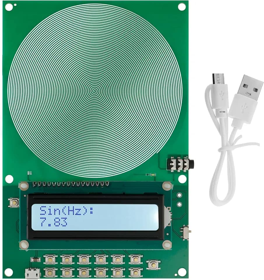 Schumann Wellengenerator 7,83 Hz Schumann Frequenz Generator Usb 0.1~30000 Hz Einstellbarer Ultra Niederfrequenz Impulsgenerator Schumann Resonanzgenerator FüR Schlaf Und Entspannung