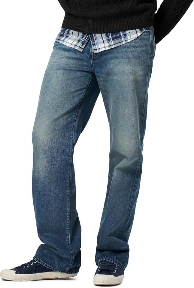 Buffalo David Bitton Men's Easy Fit Ruffer Jean Heritage Authentic Denim
