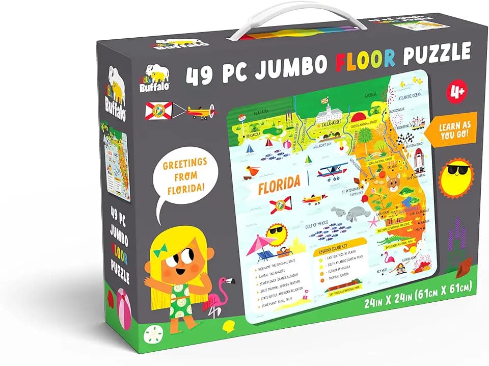 Little Buffalo Florida Floor Puzzle