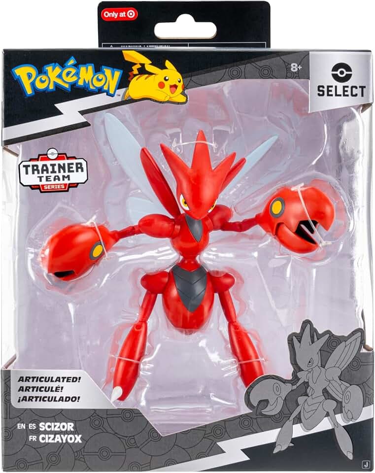 Pokemon Select 6" Super-Articulated Figure (Scizor) W11