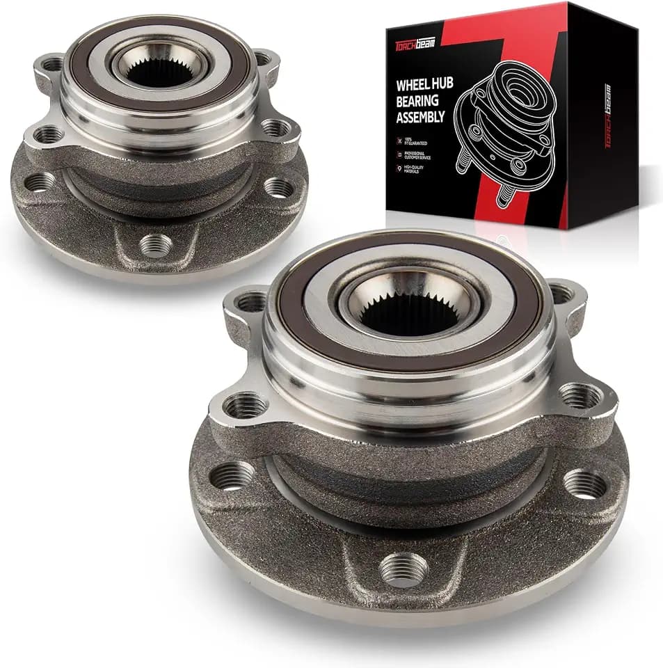 Torchbeam 513253 2 PCS Front Rear Wheel Bearing & Hub Assembly for Jetta