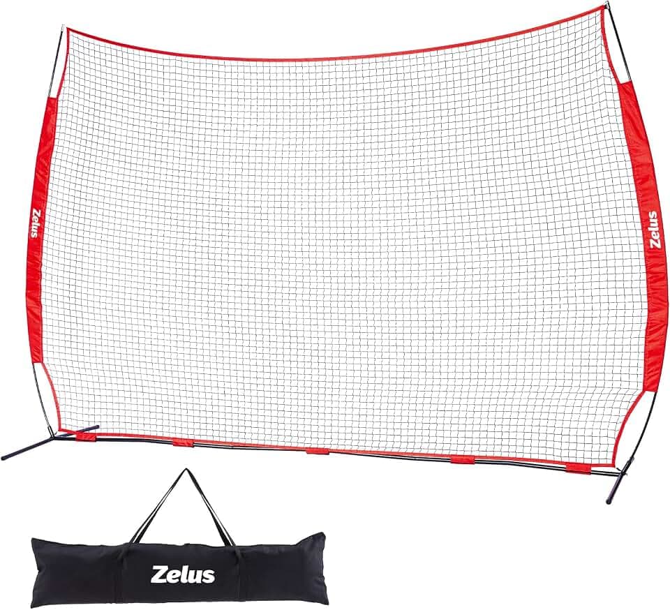 ZELUS Baseball Net, Backstop Net for Baseball, Softball, Lacrosse, Soccer