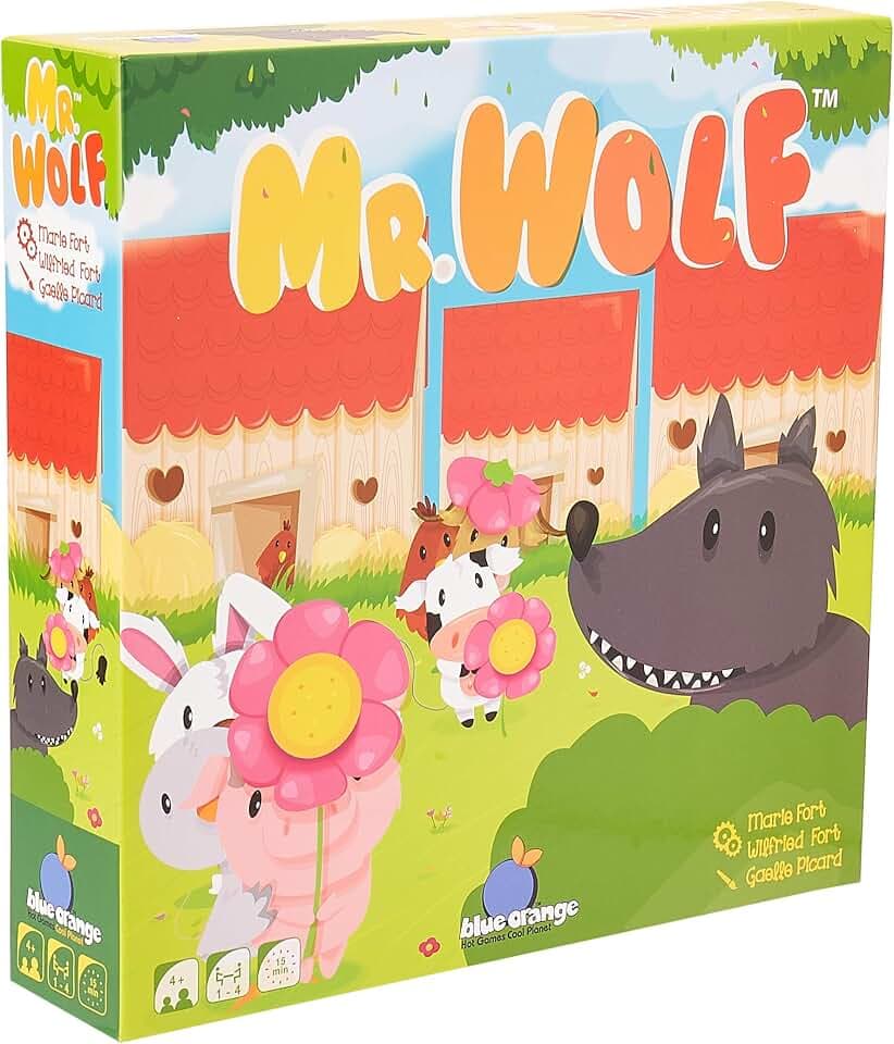 Blue Orange 12_GANGSTRS Mr Wolf Board Game, Multi