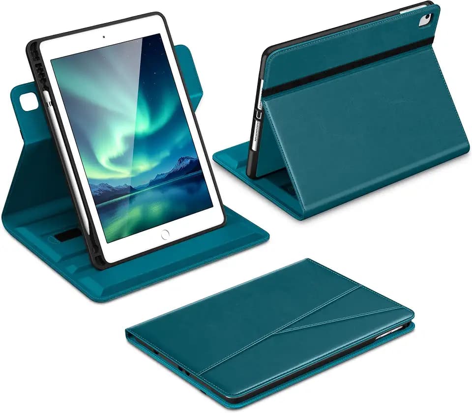 DTTO for iPad 6th/5th Gen 9.7 Inch Case (2018/2017), Light Blue