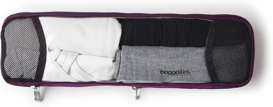Baggallini Long Compression Cube - Lightweight Compression Packing Cube for Travel