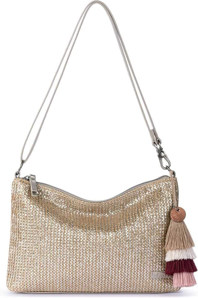 Sakroots Lumi Convertible Crossbody Purse - Women's 3-in-1 Handbag for Everyday & Travel -Small Clutch Bag With Zipper