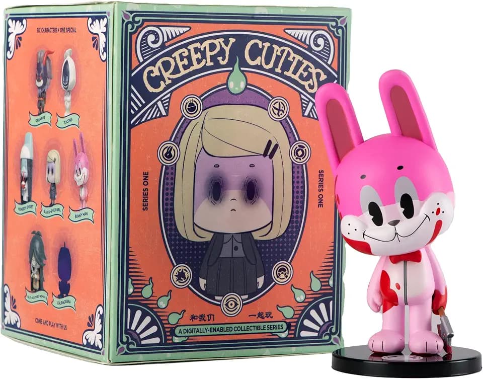 Mighty Jaxx Creepy Cuties Series One | Blind Box Toy Collectible Figurines | One Pack - Enthält eine zufällige Figur