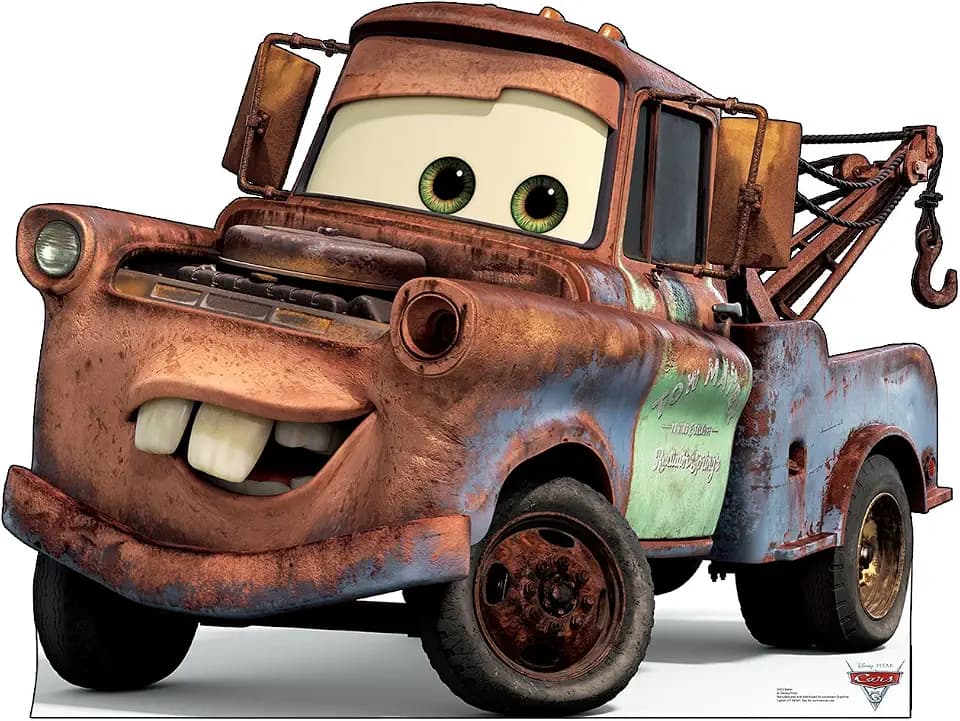 Cardboard People Mater Cardboard Cutout - Cars 3