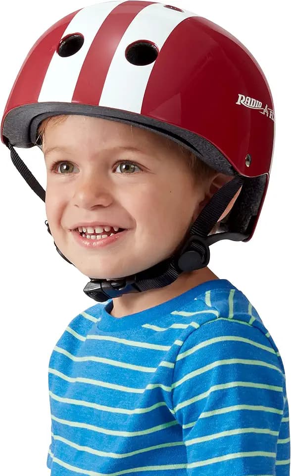 Radio Flyer Toddler and Children's Bike Helmet, CPSC Safety Certified, Universal Size Kids Bicycle Safety Helmet, Ages 2–5, Multiple Colors Available