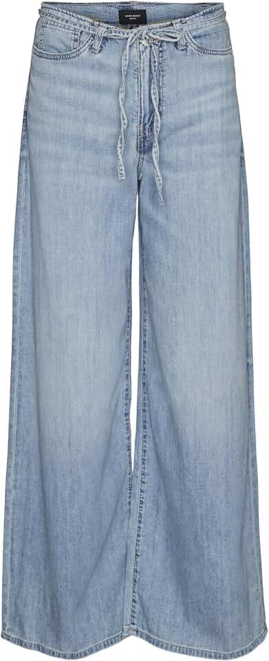 VERO MODA Female Weit geschnitten VMANNET Mid Rise Weit geschnitten Jeans