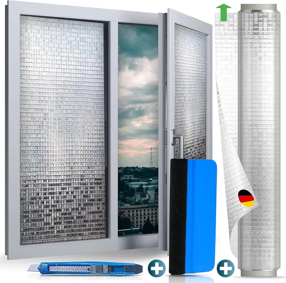 WindowShield® Fensterfolie Blickdicht mit Motiv selbsthaftend 30 x 200 cm