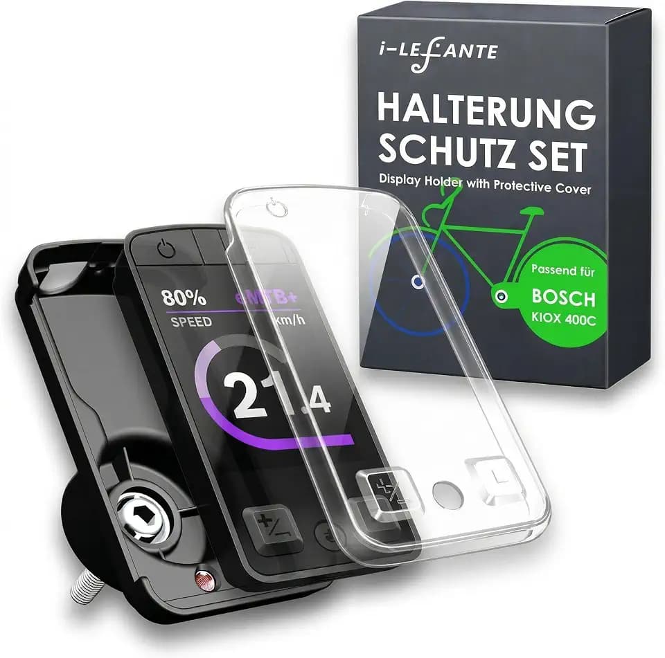 Schutzhülle für Bosch Kiox 400C Display | E-Bike Displayschutz | Transparent und Wasserdicht | Stoß- und Kratzschutz | TPU Material