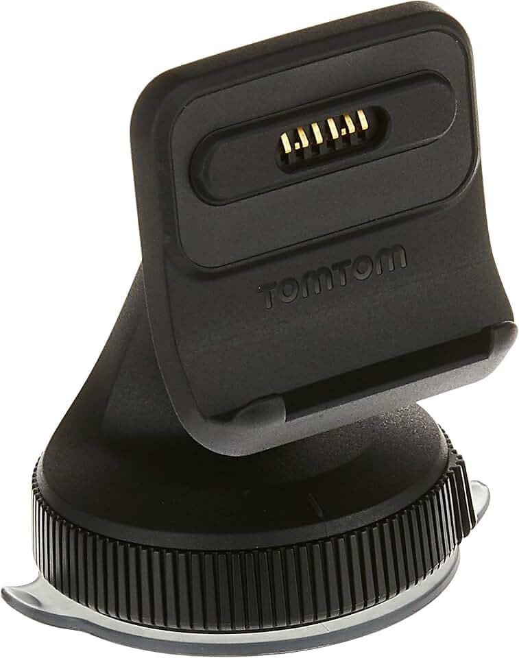 TomTom Click-and-Drive Halterung für die Windschutzscheibe inklusive USB-Autoladegerät und Kabel für ausgewählte 5 und 6 Zoll Modelle (Siehe Kompatibilitätsliste unten)