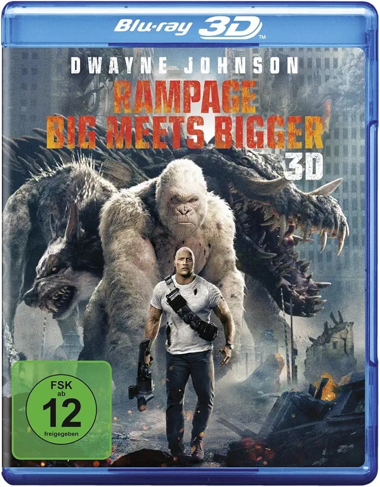 Rampage: Big Meets Bigger 3D [3D Blu-ray]