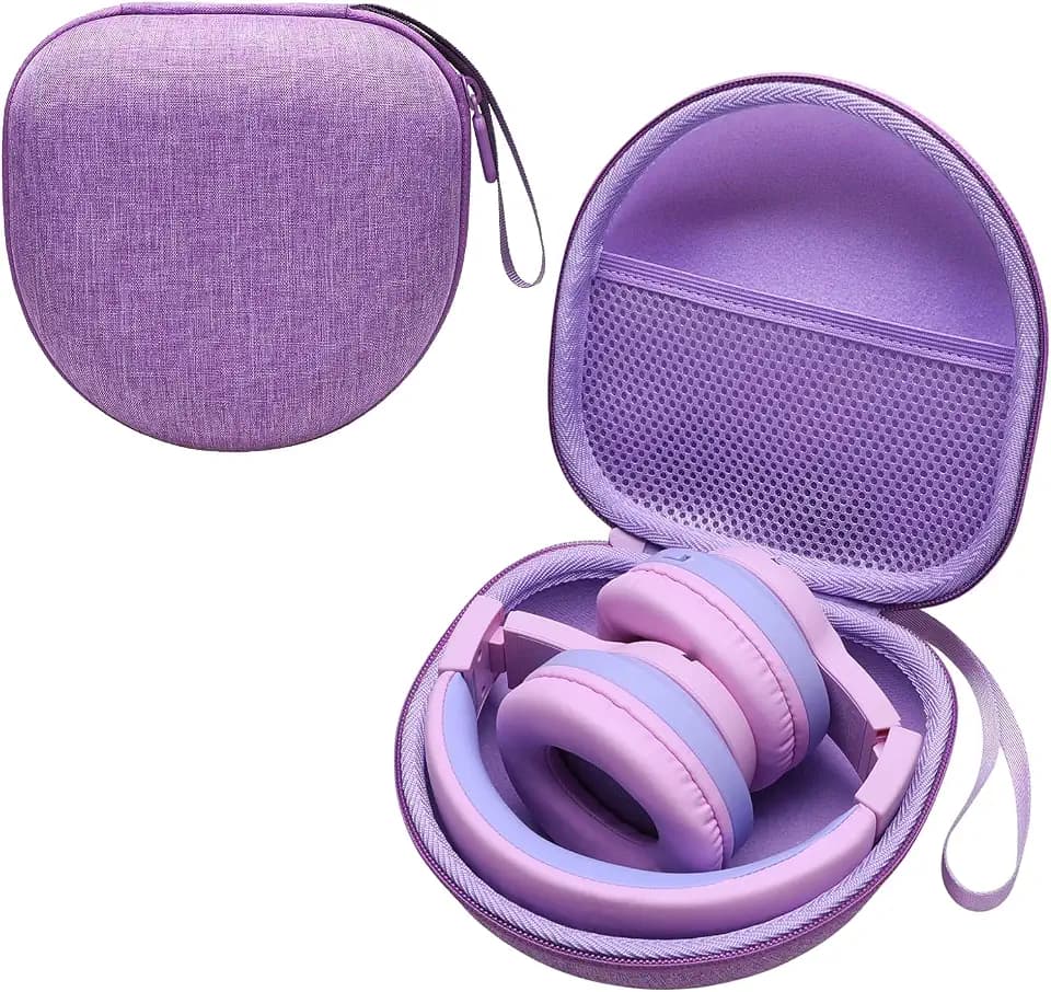 Kids Headphone Case for Acer/iClever/Candy Bila, Purple(Case Only)