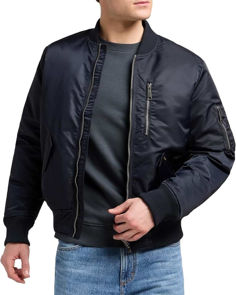 Lee - Jacke Herren - Relaxed Fit - Bomber Jacket - Schwarz