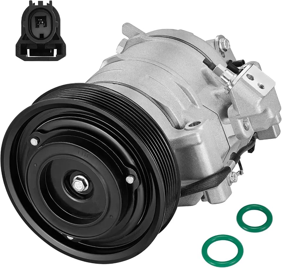 BDFHYK 158333 Air Conditioning A/C Compressor with Clutch Compatible with Honda Accord 2008 2009 2010 2011 2012 L4 2.4L, Compatible with Honda Crosstour 2012 2013 2014 2015 L4 2.4L