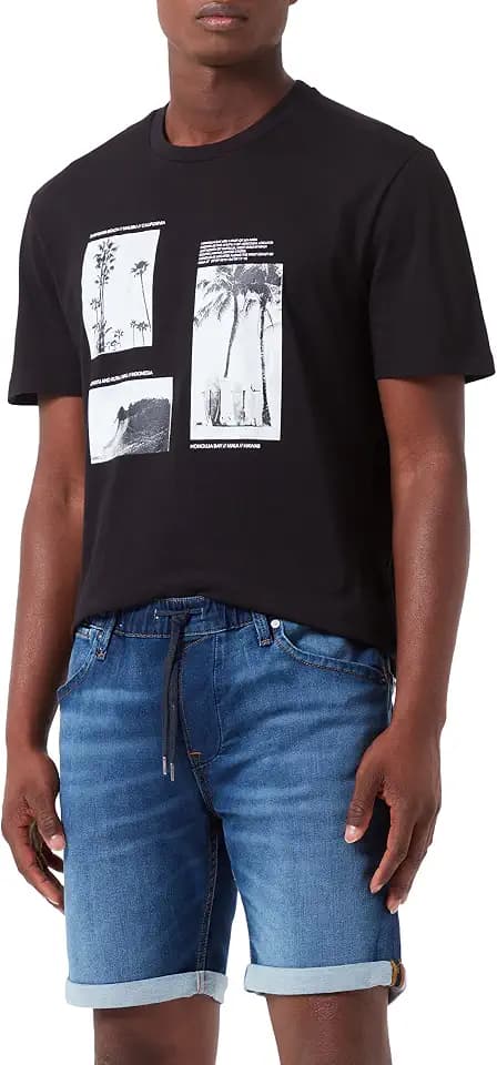 JACK & JONES Herren Jeansshorts