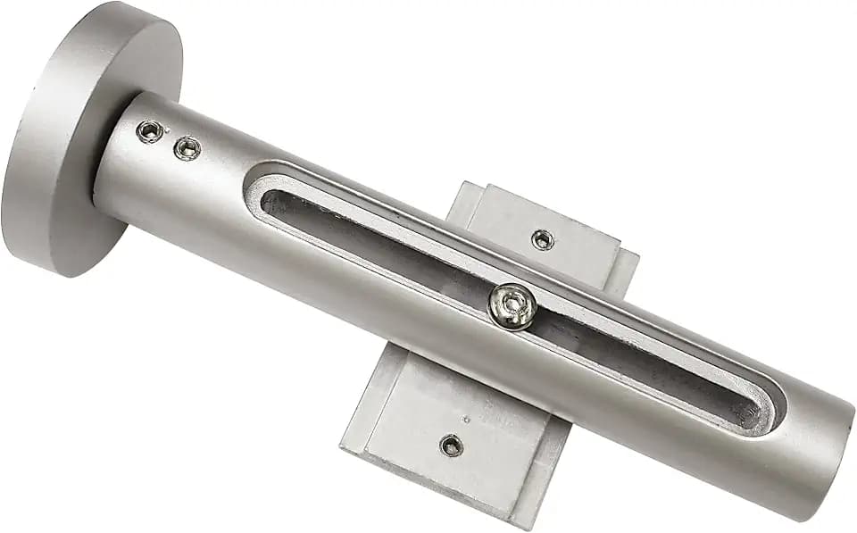Gardinia 10010972 Wandträger für Flächenvorhang, Silber