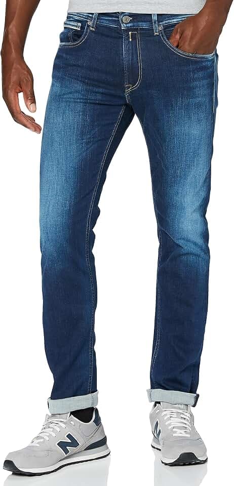 Replay Herren Grover Hyperflex Straight Jeans