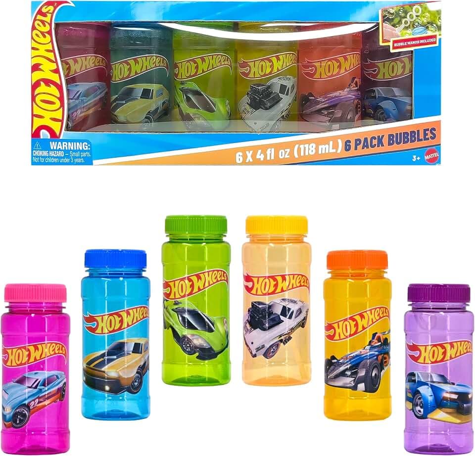 Hot Wheels™ 6 Pack Bubble Solution Set