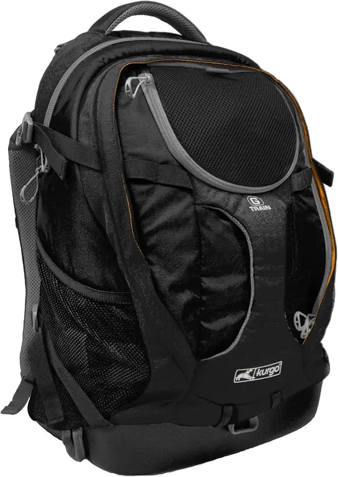 Kurgo G-Train Pet Carrier Backpack, Black