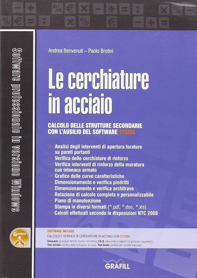 Le cerchiature in acciaio. Calcolo e verifica delle strutture secondarie con il software sysma. Con Contenuto digitale per download e accesso online
