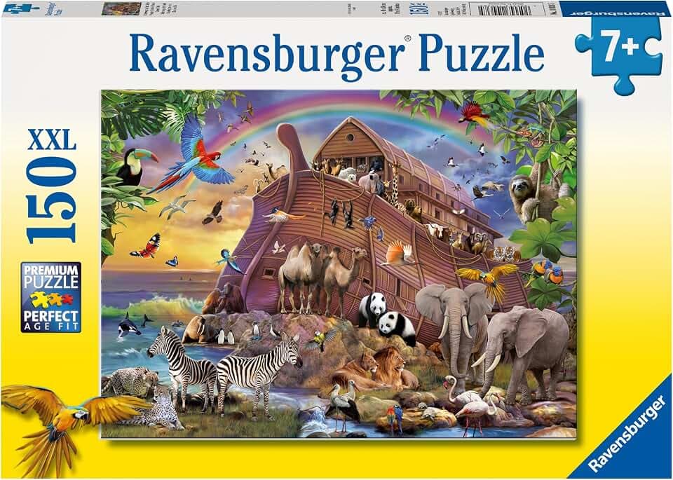 Ravensburger Puzzle Unterwegs mit der Arche - 150 XXL Teile Puzzle ab 7