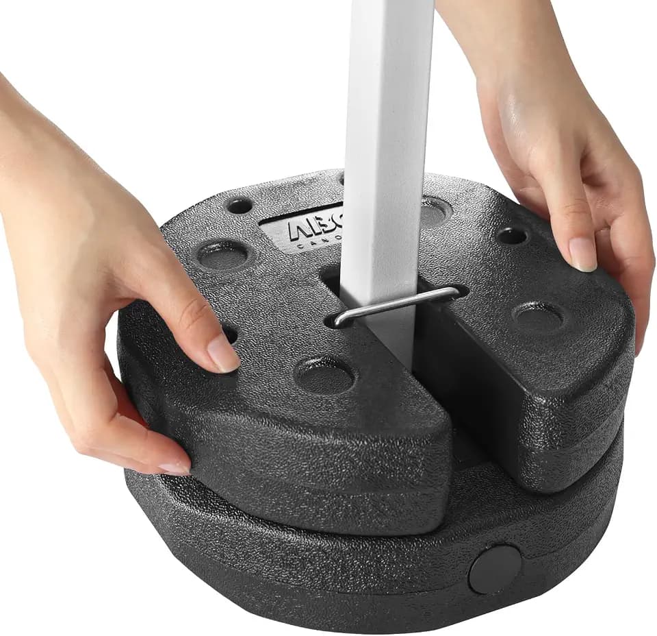 ABCCANOPY 15LBS Easy Canopy Weights with Lock Design No Sliding,2 Pack