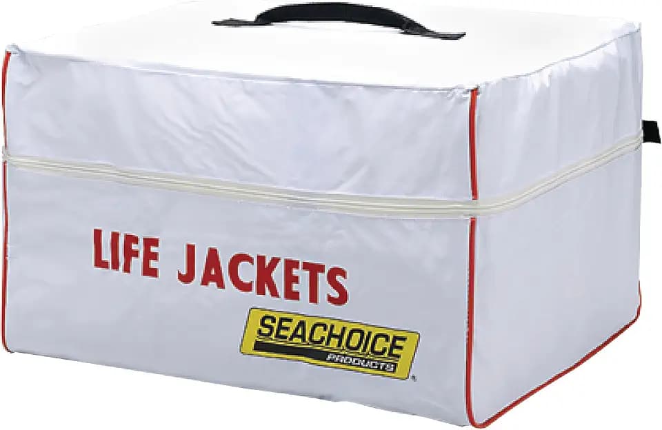 Seachoice Heavy-Duty 6-Capacity Life Jacket, Nylon Storage Bag w/Carrying Handle