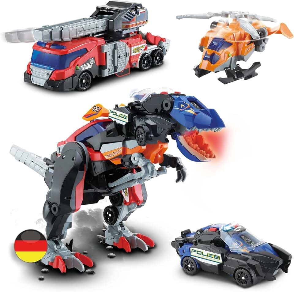VTech Switch and Go Dinos 3-in-1 Super-T-Rex Transformer