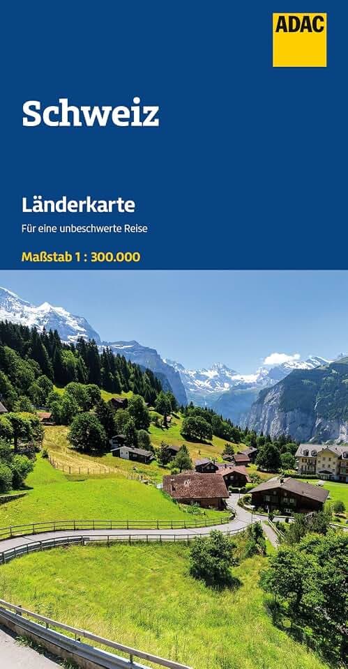 ADAC Länderkarte Schweiz 1:300.000: Straßenkarte und Autokarte