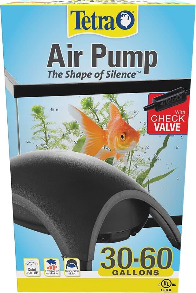 Tetra Whisper Air Pump with Minimal Noise and Maximum Air Flow