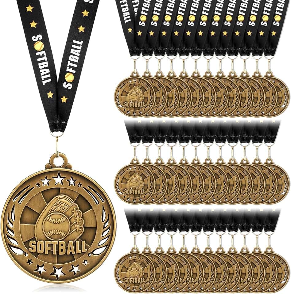 Liliaafar 12/36/72 Pack Gold Medals 2" Trophies